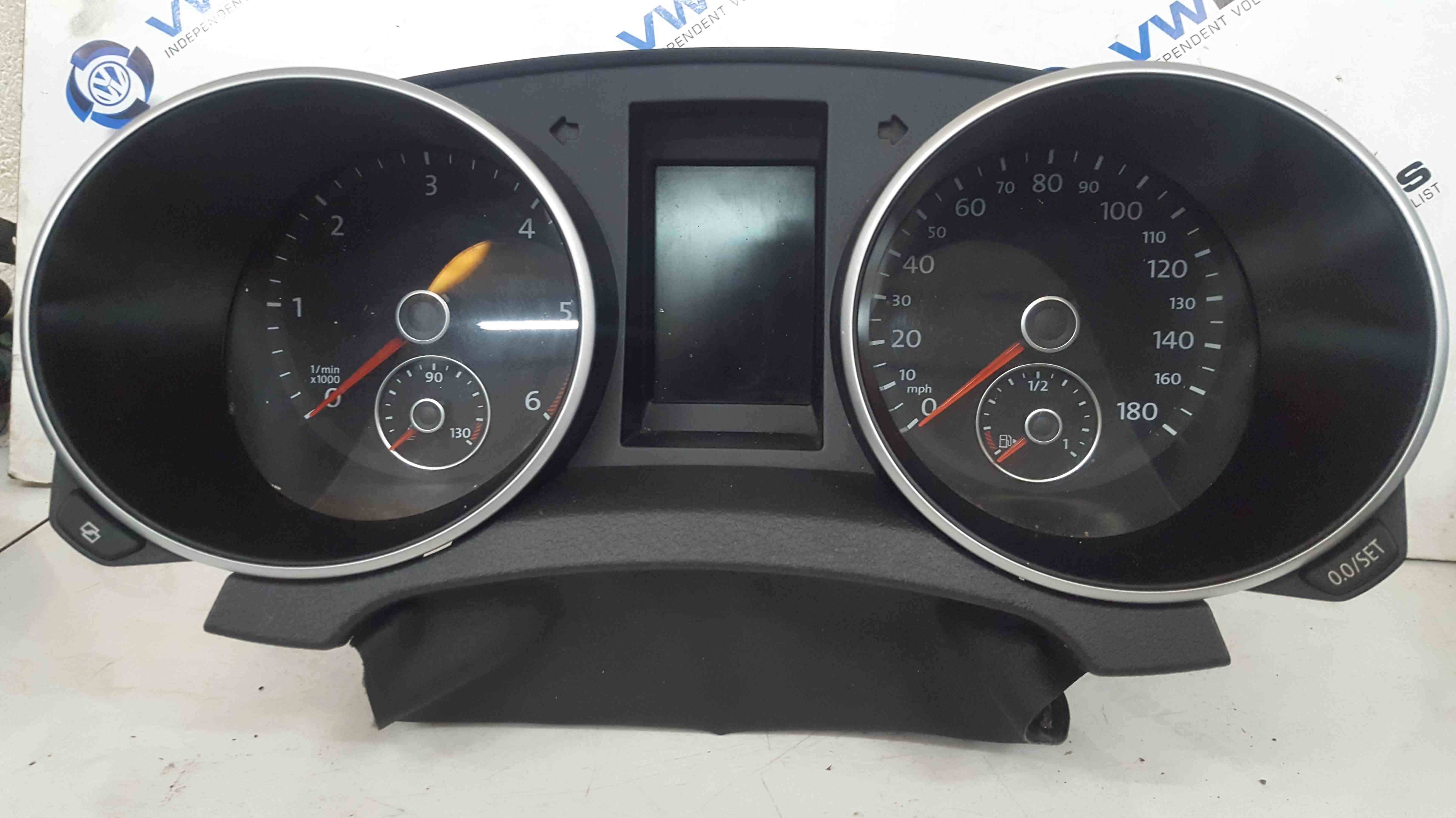 Volkswagen Golf MK6 2009 2012 Instrument Panel Dials Clocks Cluster