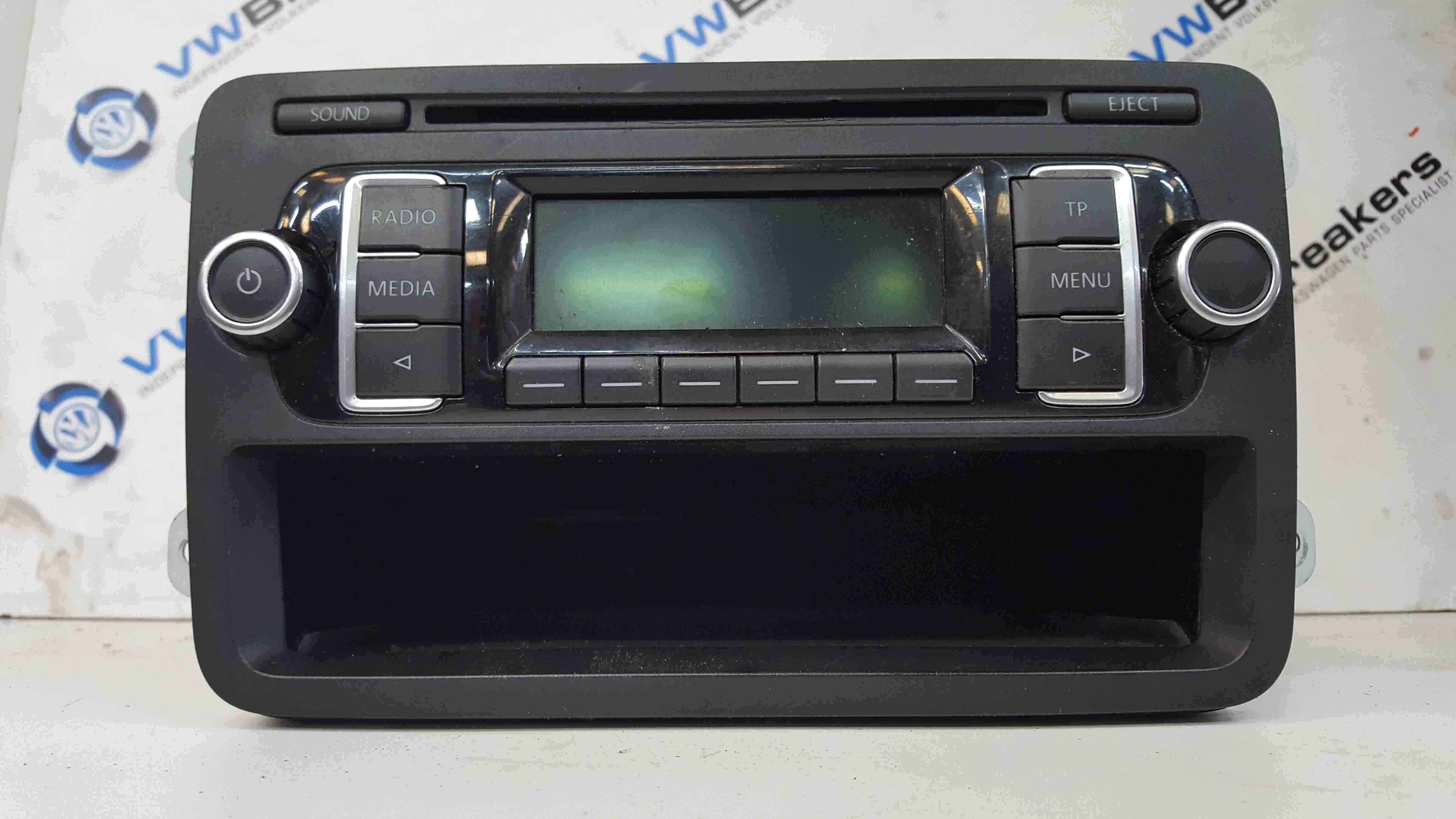 Volkswagen Golf MK6 2009 2012 Radio Cd Player Tray Store Used