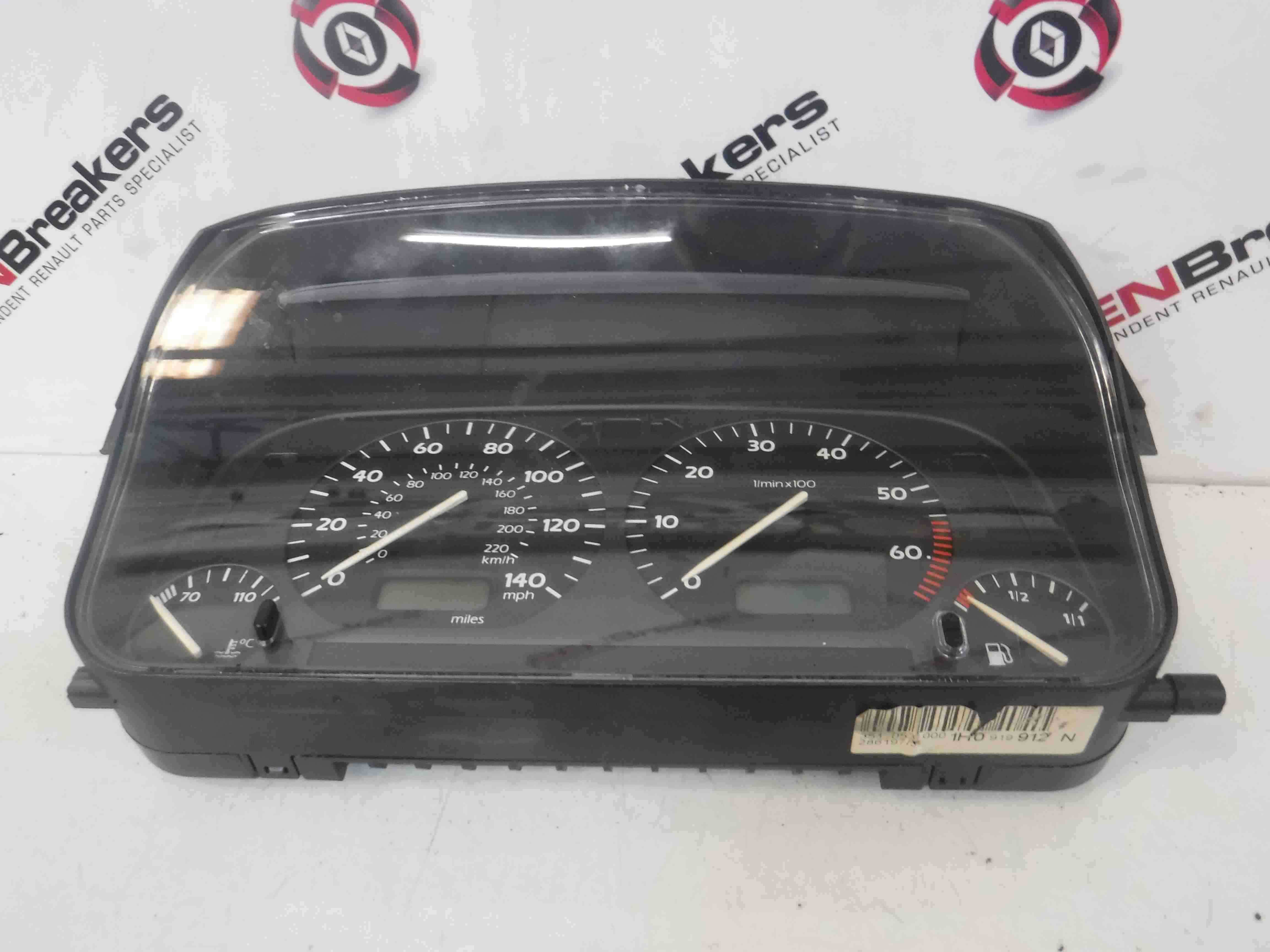 Volkswagen Golf Mk Instrument Panel Dials Clocks H N