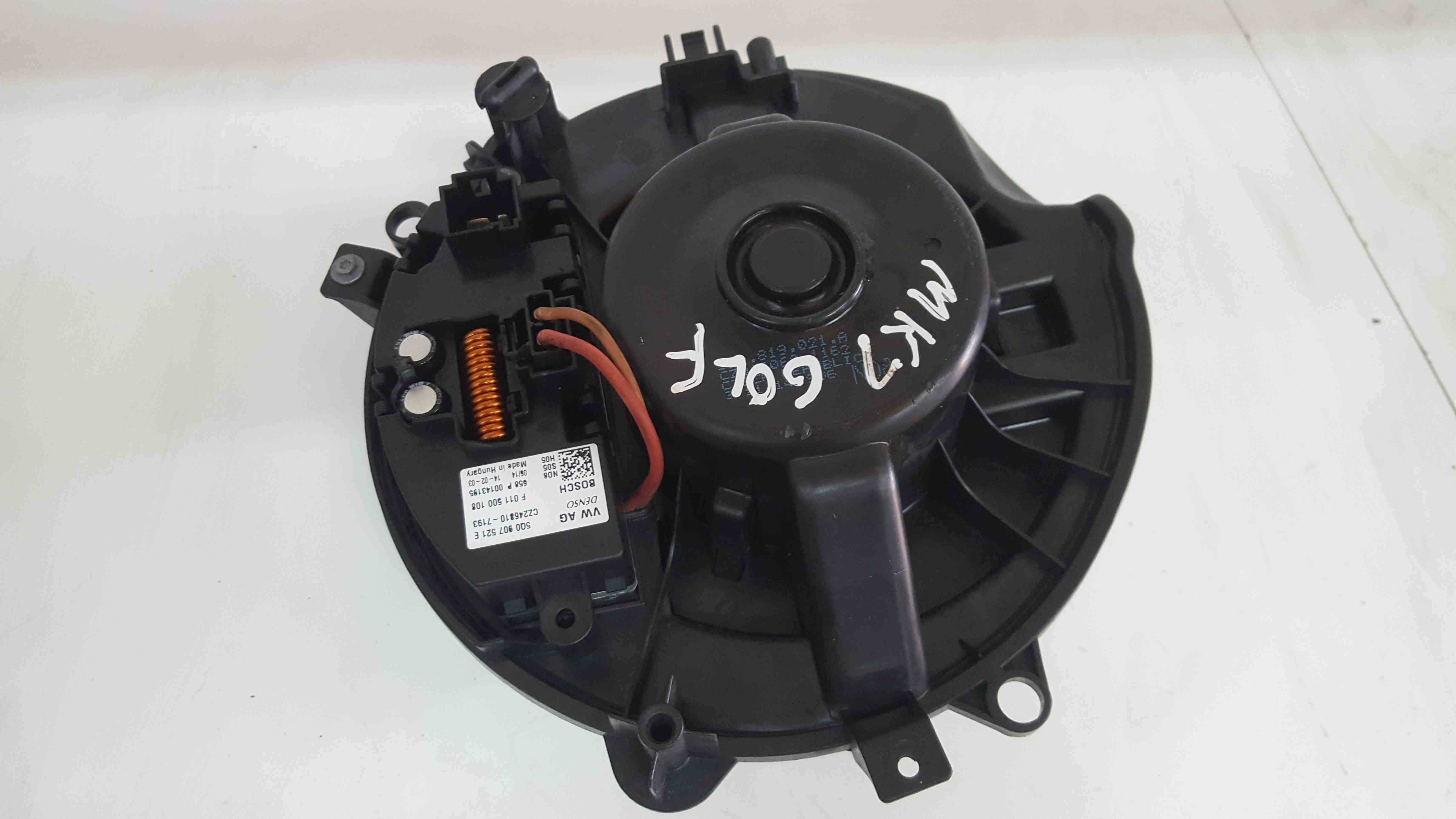 Volkswagen Golf Mk7 2012 2017 Heater Blower Motor Fan 5q0907521e