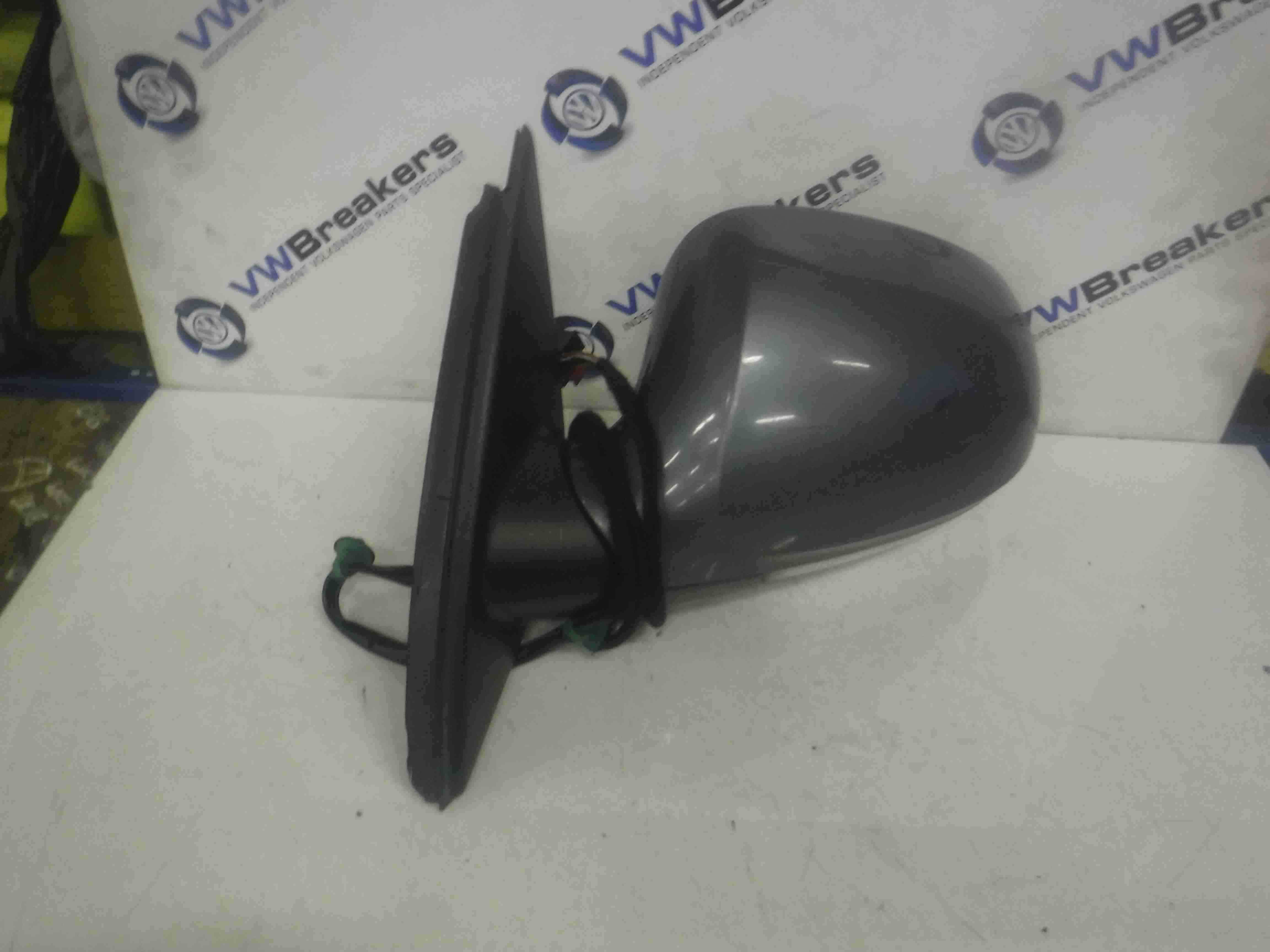 Volkswagen Passat B6 2005-2010 Passeenger NS Wing Mirror Grey LA7T ...