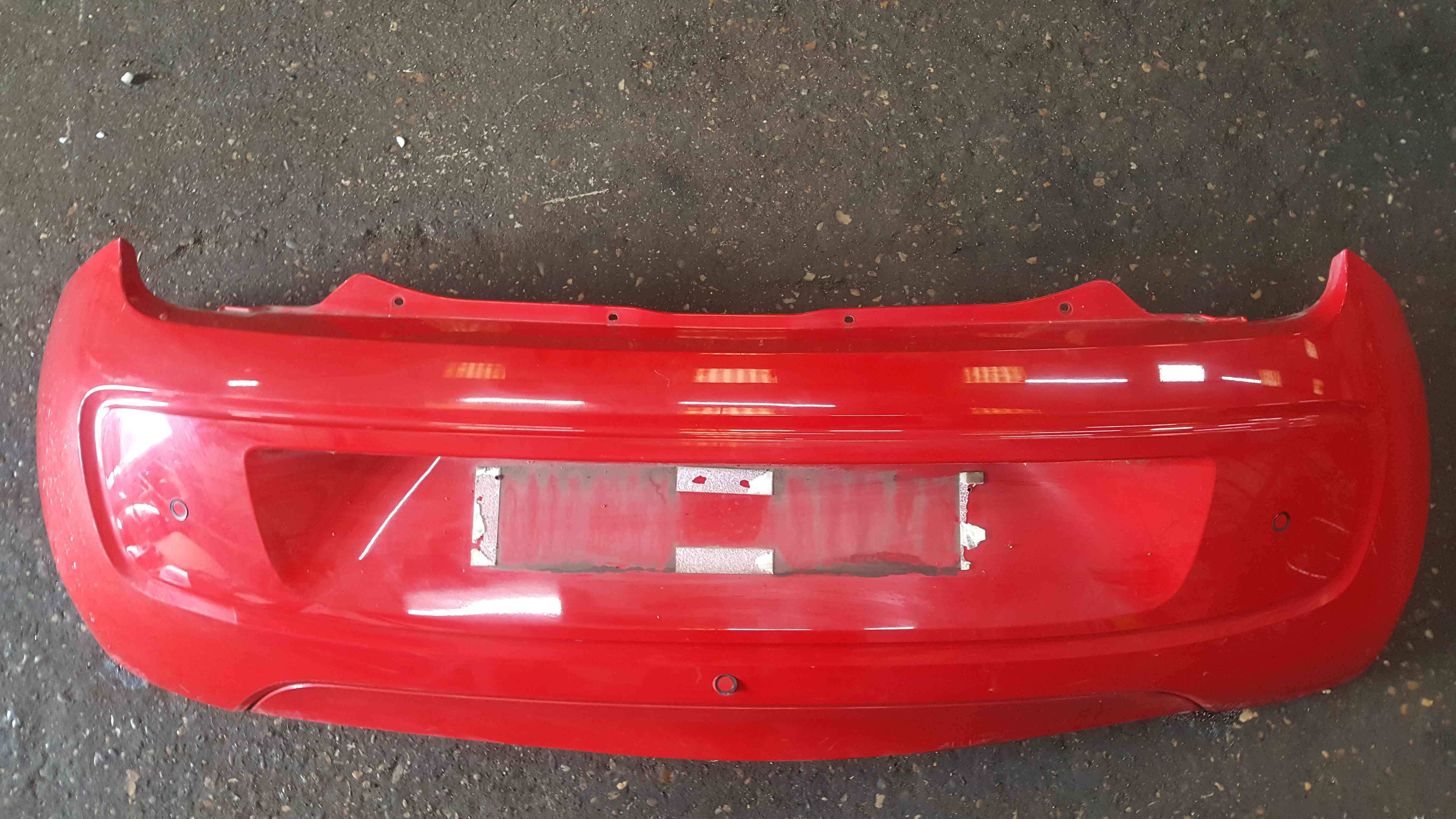 Volkswagen Up 2011-2017 Rear Bumper Ly3d Red Reverse Sensors - Store ...