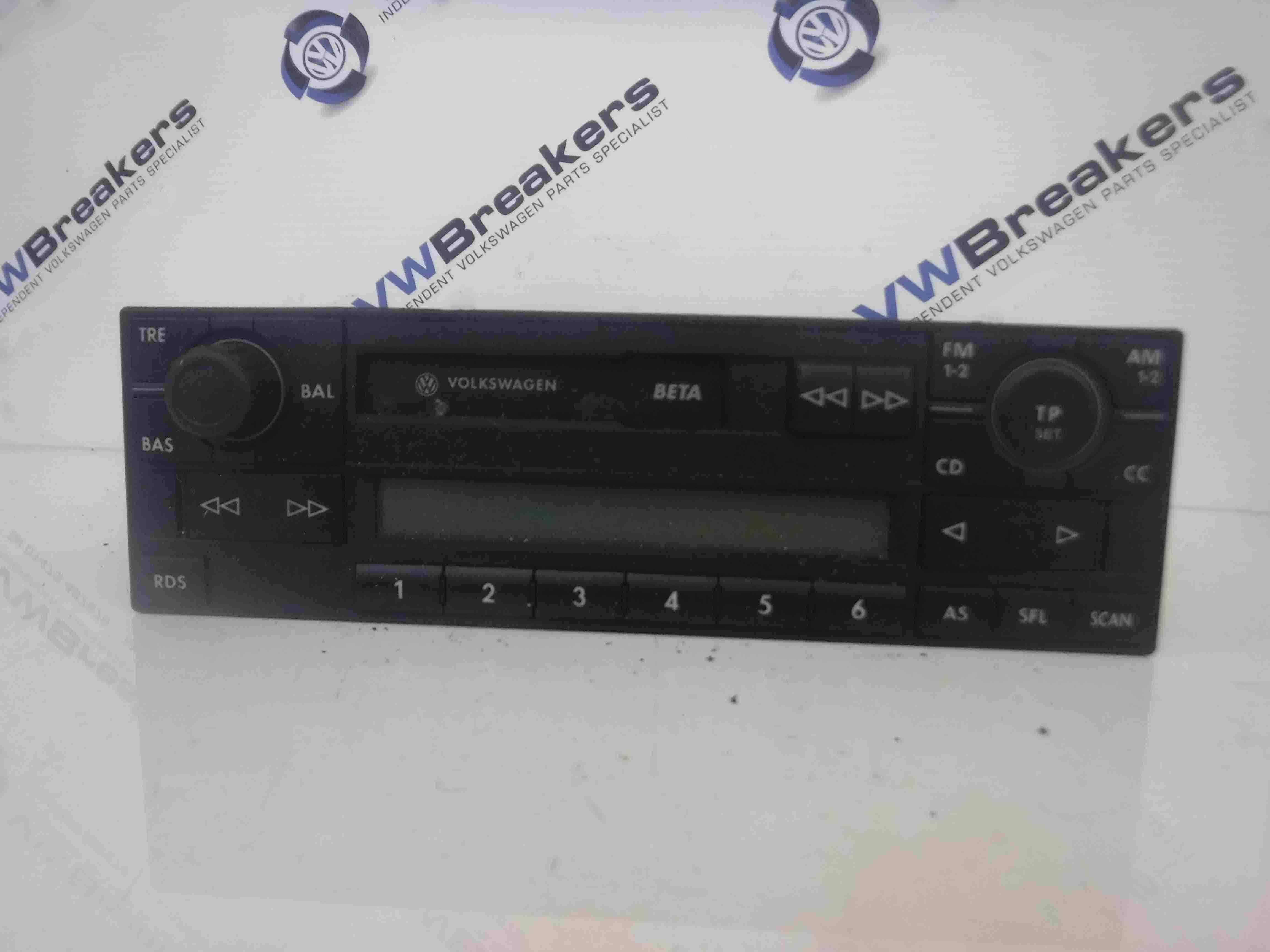 Volkswagen Polo 1999-2006 6N2 9N Radio Tape Casette Player 6X0035152B -  Store - Used Volkswagen Parts UK - Volkswagen Breakers