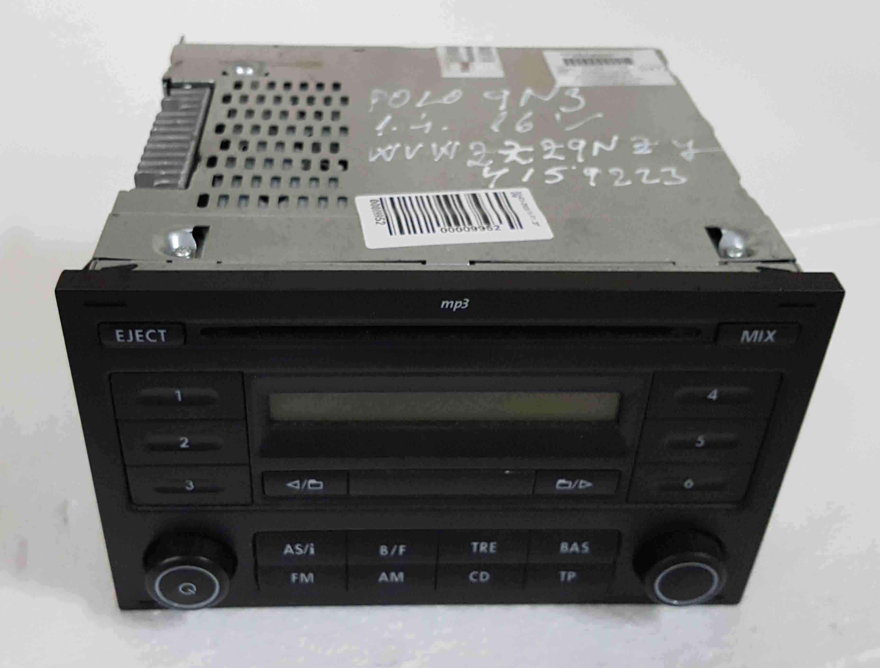 Radio CD player Volkswagen Polo