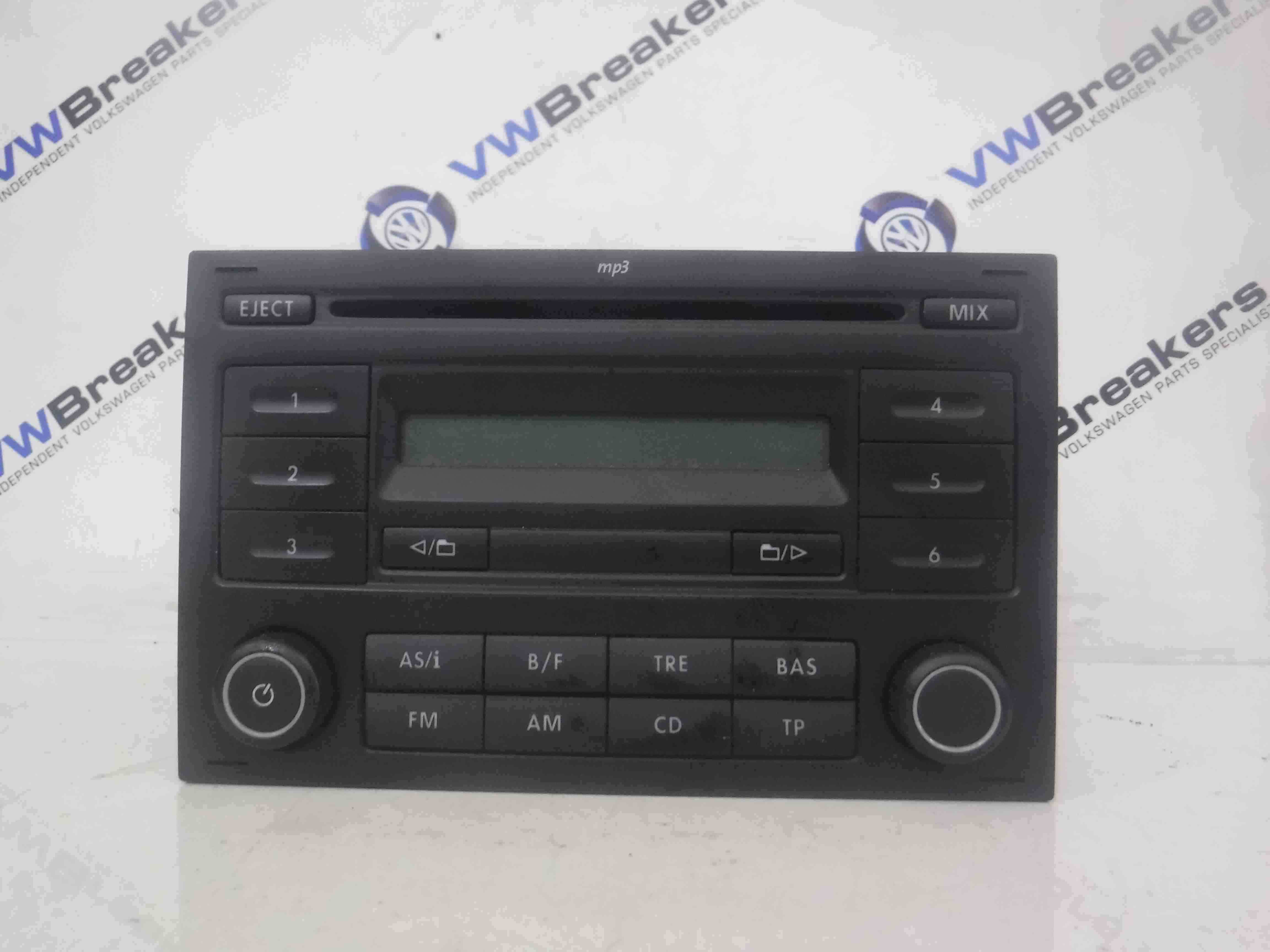 Audio system radio volkswagen polo 9n3 1.4 tdi dpf 6q0035152 2183052